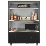 DS492-4-HT-N/L - All State Condiment Stand- 49" Wide W/1 Cutlery Tray- SHIPPING INCLUDED!