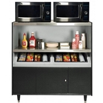 SS1-2  - All State Condiment Stand- 49" Wide x 48" High x 25 1/2" Deep, 2 Trays- SHIPPING INCLUDED!