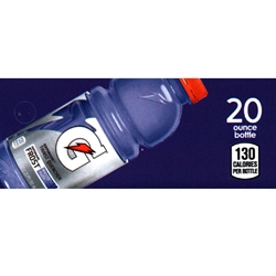DS42GFRR20 - Gatorade Frost Riptide Rush Label (20oz Bottle with Calorie) - 1 3/4" x 3 19/32"