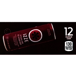 DS42ISB12 - Izze Sparkling Blackberry Lable (12oz Can with Calorie) - 1 3/4" x 3 19/32"