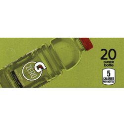 DS42GZLL20 - Gatorade Zero Lemon Lime (20oz Bottle with Calorie) - 1 3/4" x 3 19/32"
