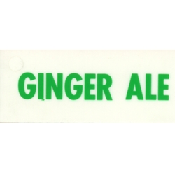 DS42GGA - Generic Ginger Ale Label - 1 3/4" x 3 19/32"
