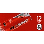 DS42KBO12 - Kickstart Blood Orange Label (12oz Can with Calorie) - 1 3/4" x 3 19/32"