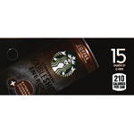 DS42SDC15 - Starbucks Doubleshot Energy Coffee (15oz Can with Calorie) - 1 3/4" x 3 19/32"