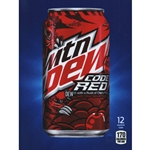 DS22MDCR12 - D.N. HVV Mt. Dew Code Red Label (12oz Can with Calorie) - 5 5/16" x 7 13/16"