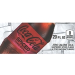 DS42CSZ20 - Coke Spiced Zero Label (20oz Bottle with Calorie) - 1 3/4" x 3 19/32"