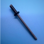 D3009-04 - AMS Steel 1/4" Grip Length  Black Rivet