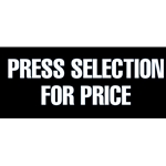 DS158 - Press Selection For Price Decal- 4 3/4" X 1 7/8"