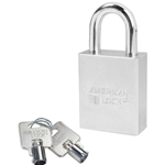 DS720 - American Lock Solid Steel Tubular Cylinder Rekeyable Padlock W/2 Keys