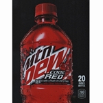 DS22MDCR20 - D.N. HVV Mt. Dew Code Red Label (20oz Bottle with Calorie) - 5 5/16" x 7 13/16"