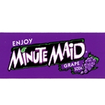 DS42MMGS - Minute Maid Grape Soda Label- 1 3/4" x 3 19/32"