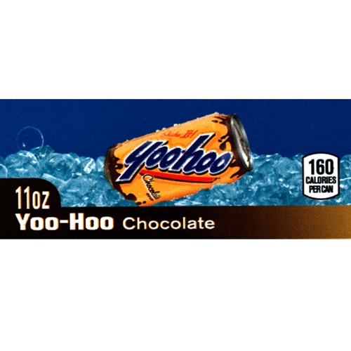 d s vending inc ds42y12 yoo hoo chocolate label 11oz can with calorie 1 3 4 x 3 19 32