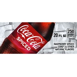 DS42CS20 - Coke Spiced Label (20oz Bottle with Calorie) - 1 3/4" x 3 19/32"