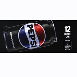 DS42PEZ12 - Pepsi Zero Label (12oz Can with Calorie) - 1 3/4" x 3 19/32"